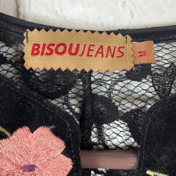 Bisou Bisou lace embroidered dress size medium - Picture 8 of 11